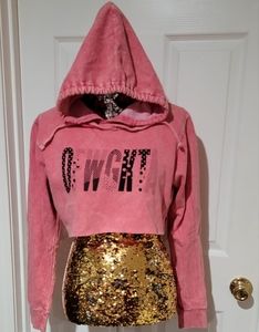 PINK OFWGKTA cropped sweatshirt